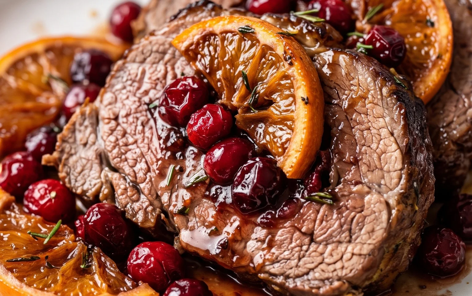 Cranberry Orange Beef Roast