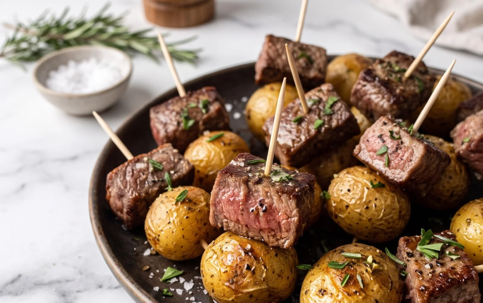 Simpele Steak and Potatoes Appetizer: Snel & Lekker