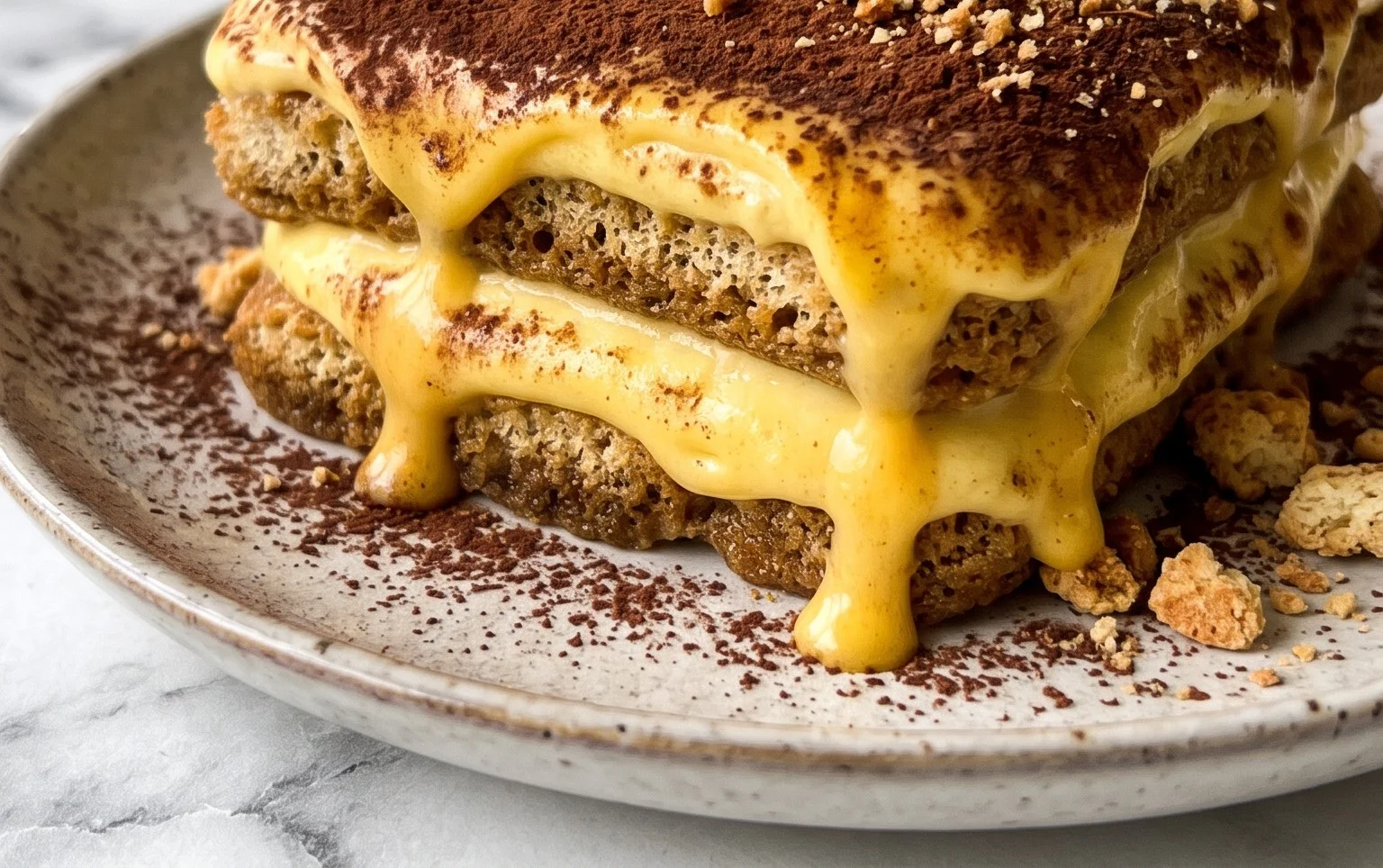 Advocaat tiramisu met cantuccini koekjes