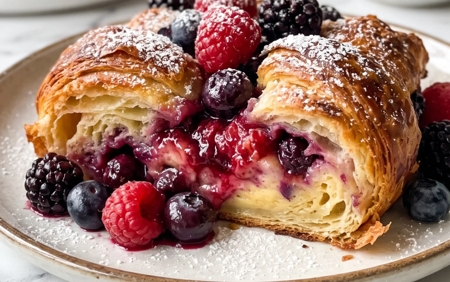 Berry Croissant Bake
