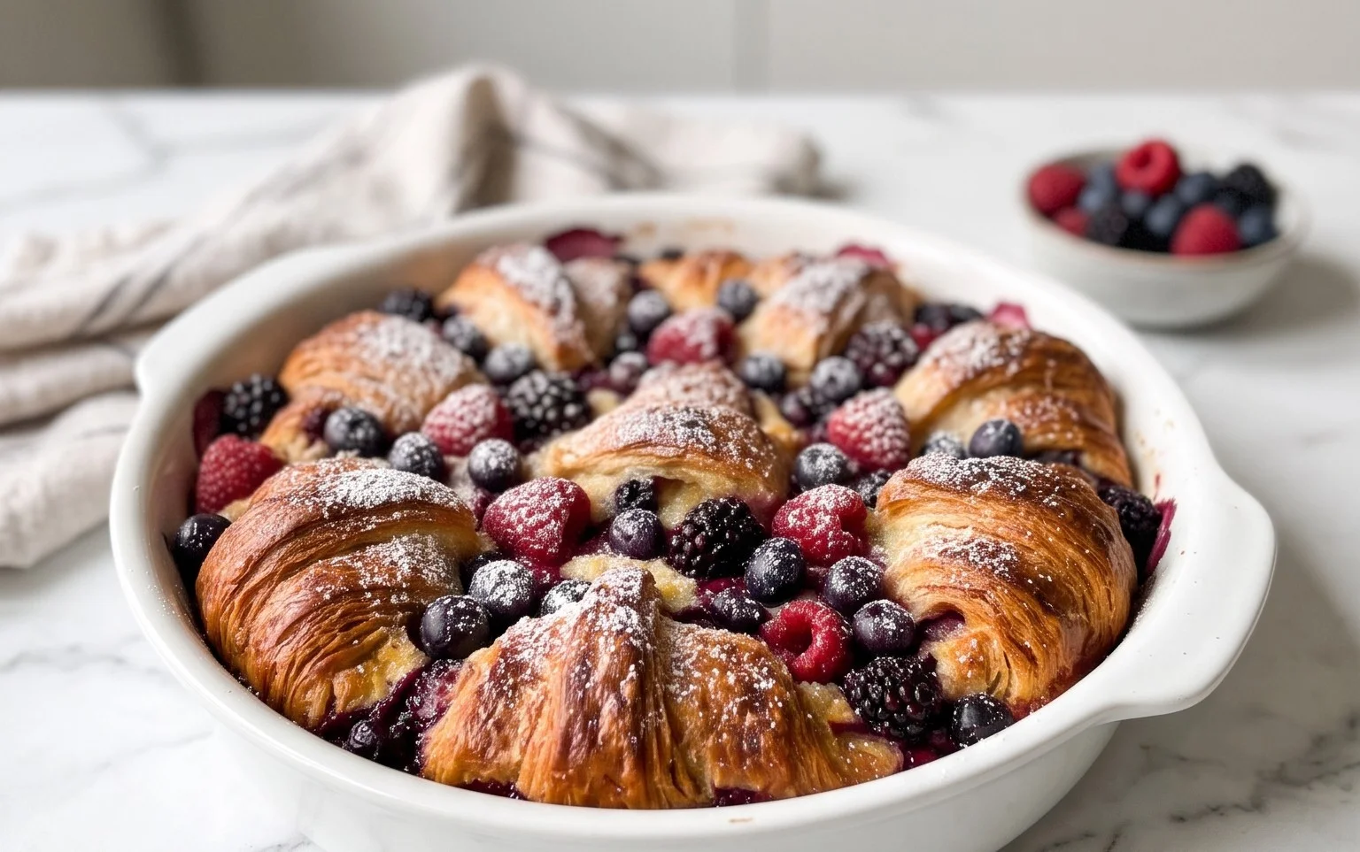 Berry Croissant Bake: Makkelijk Ontbijt of Dessert